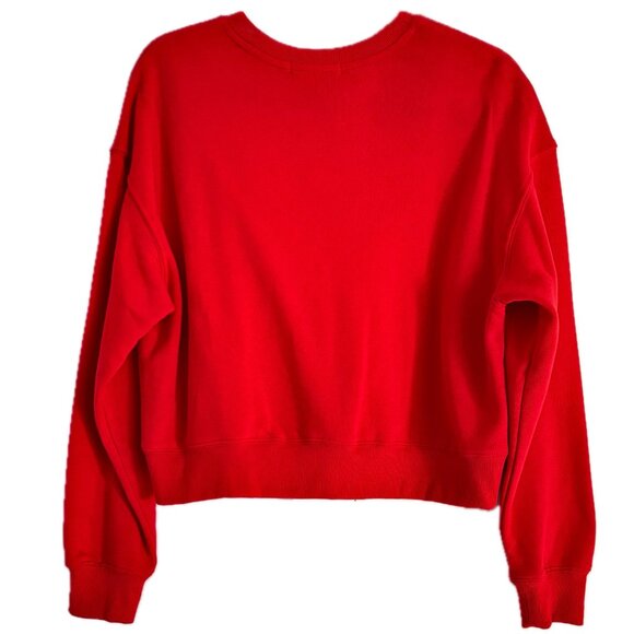 Vinyl Icons Taylor Swift 1989 Embroidered Red Crew Neck Sweatshirt Wm Sz S NEW - Picture 3 of 8